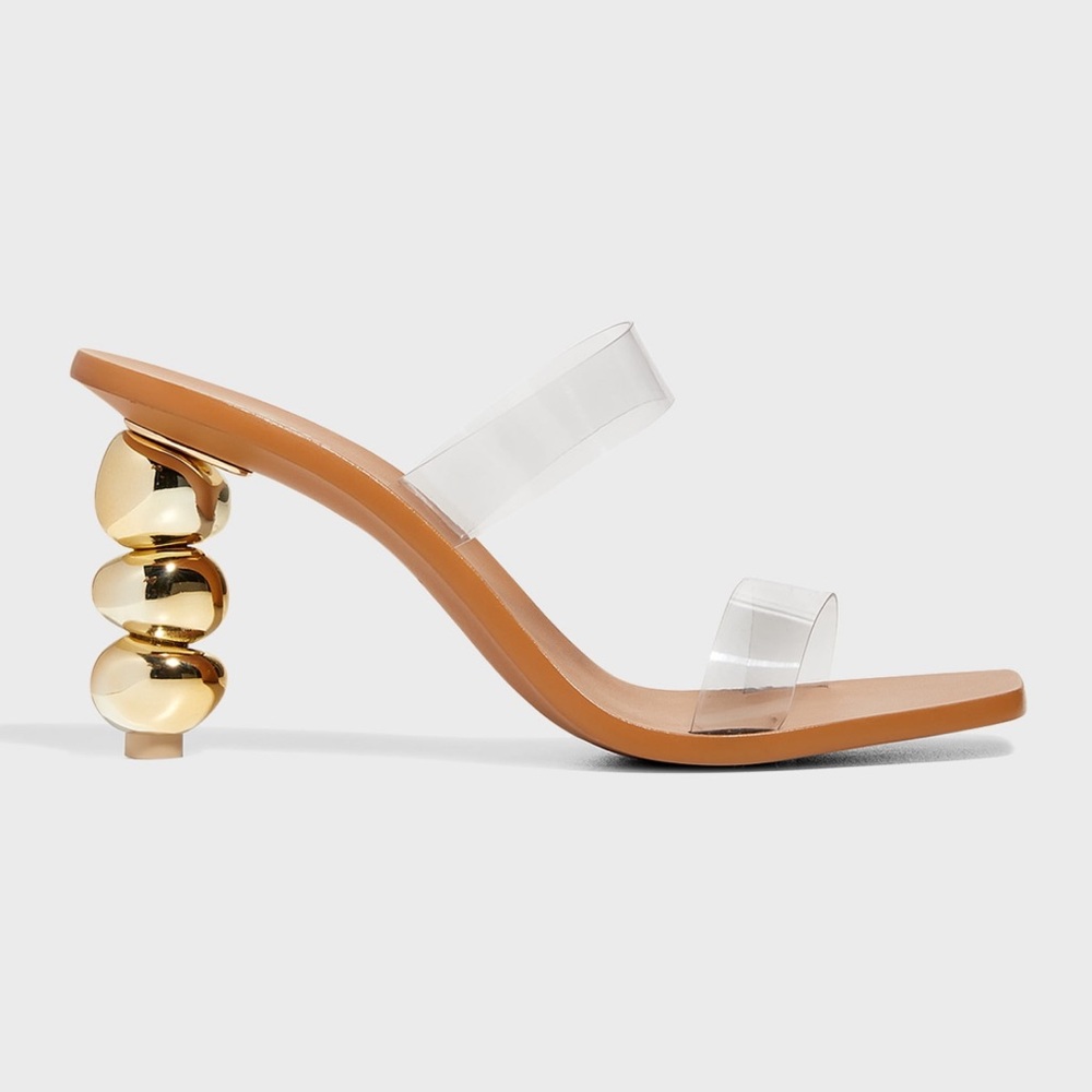 NWOT Cult Gaia Meta High Heel Slide Sandals